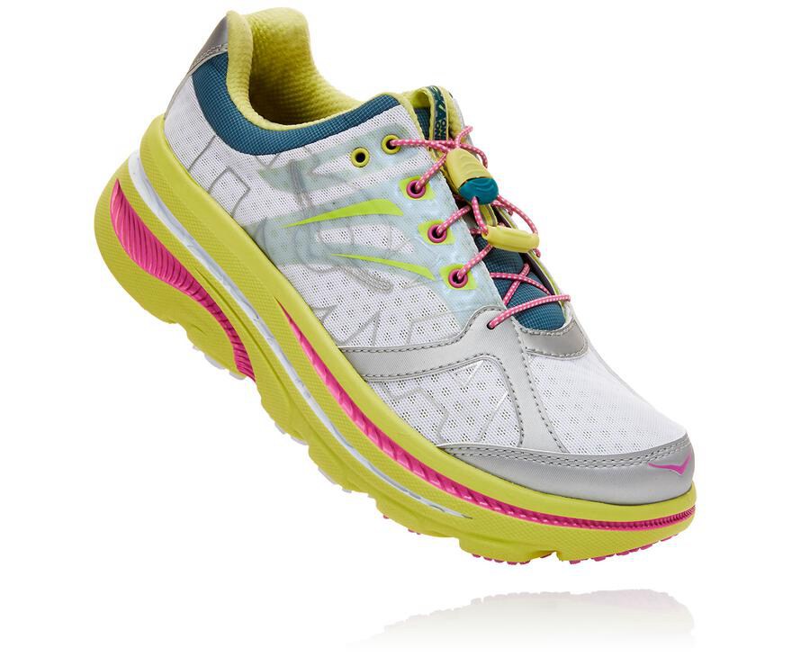 Chaussure Running Hoka One One Ov X Bondi B Femme - Blanche - PXY-195672